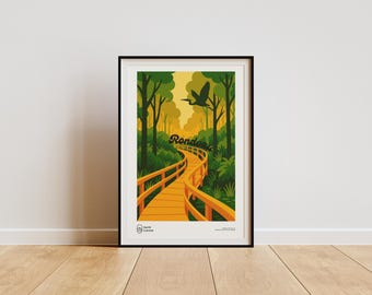Rondeau Park Poster: Vintage-Style Ontario Travel Print