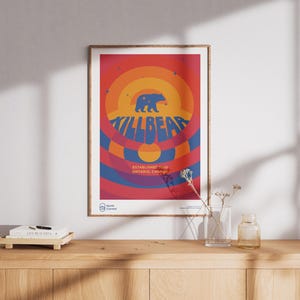 Affiche rétro du parc Ontario Killbear – Affiche de voyage de style vintage, design Mid-Century des années 1960 | Déco murale 12 x 16, 16 x 20, 18 x 24, 24 x 36