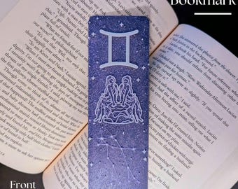 Gemini Zodiac Bookmark: 3D Printed Astrology Gift