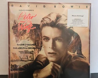 David Bowie narrates Peter and the Wolf limited edition yellow vinyl collectible numbered release rare music