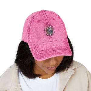 Vintage Embroidered Cap, Retro Hat, Gift for Him/Her, Casual Fashion Accessory, Summer Style, Trendy Headwear *