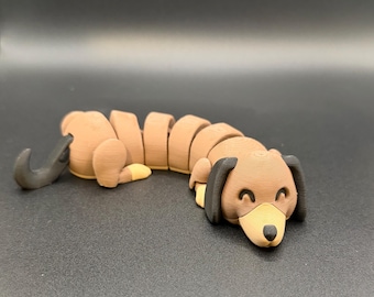 Articulated Dachshund Pup – 6 Inch Flexi Sausage Dog