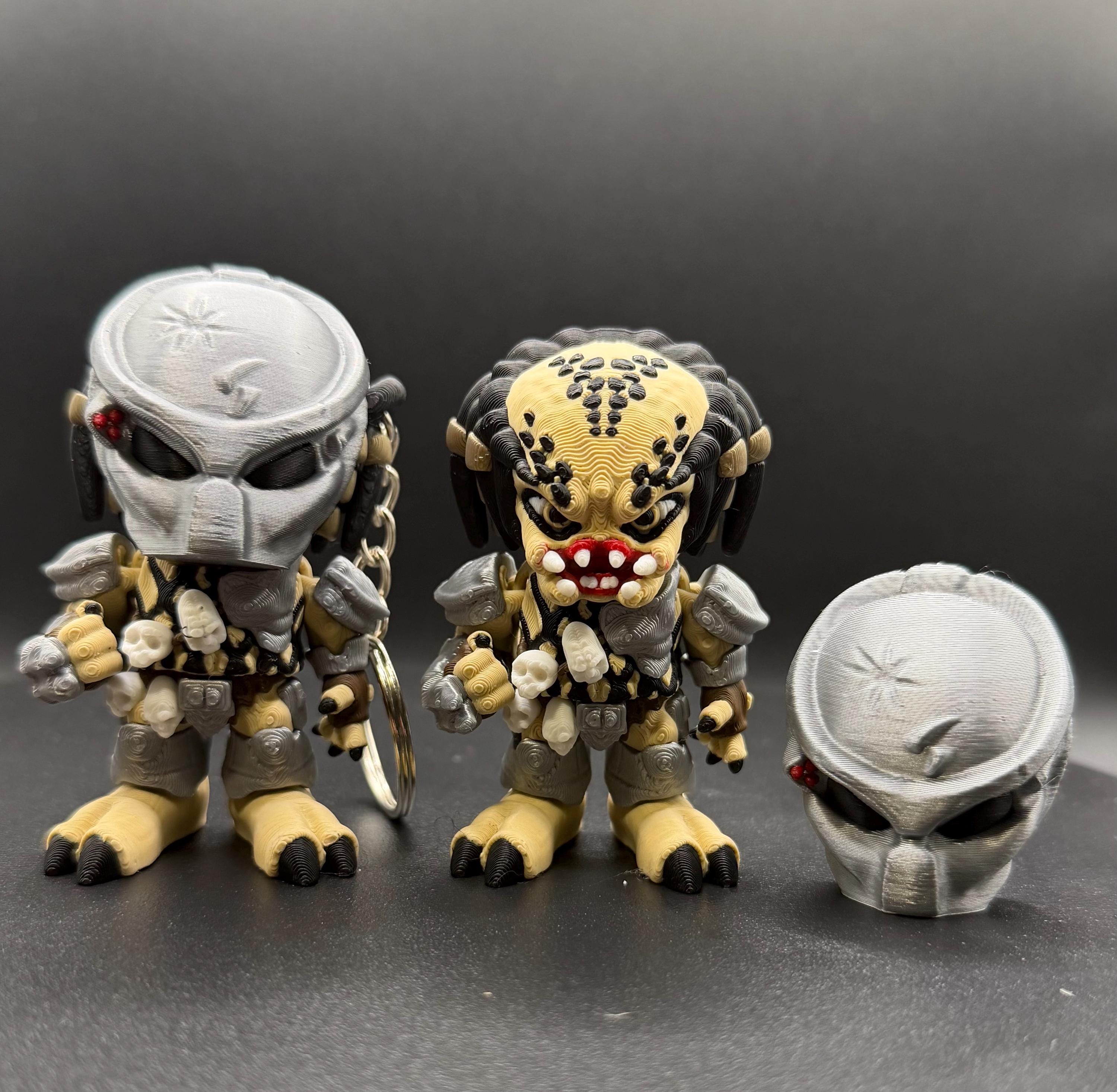3D Printed Predator Mini Figure or Keychain | 2.5” Tall
