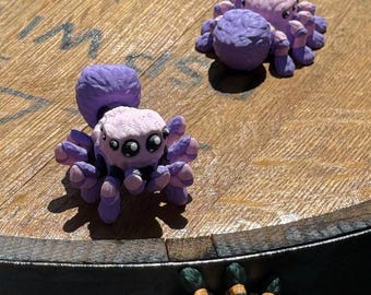 3D Printed Articulated Spider: Flexi Fidget Toy or Magnetic Desk Pet
