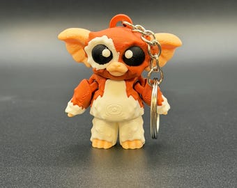 Gremlins Flexi Keychain | Articulated 3D Print Fidget Toy | Geek