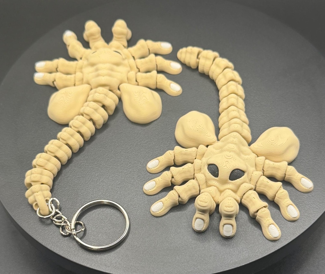 エイリアン/Alien】可動関節式！超リアル実物大 フェイスハガー3D