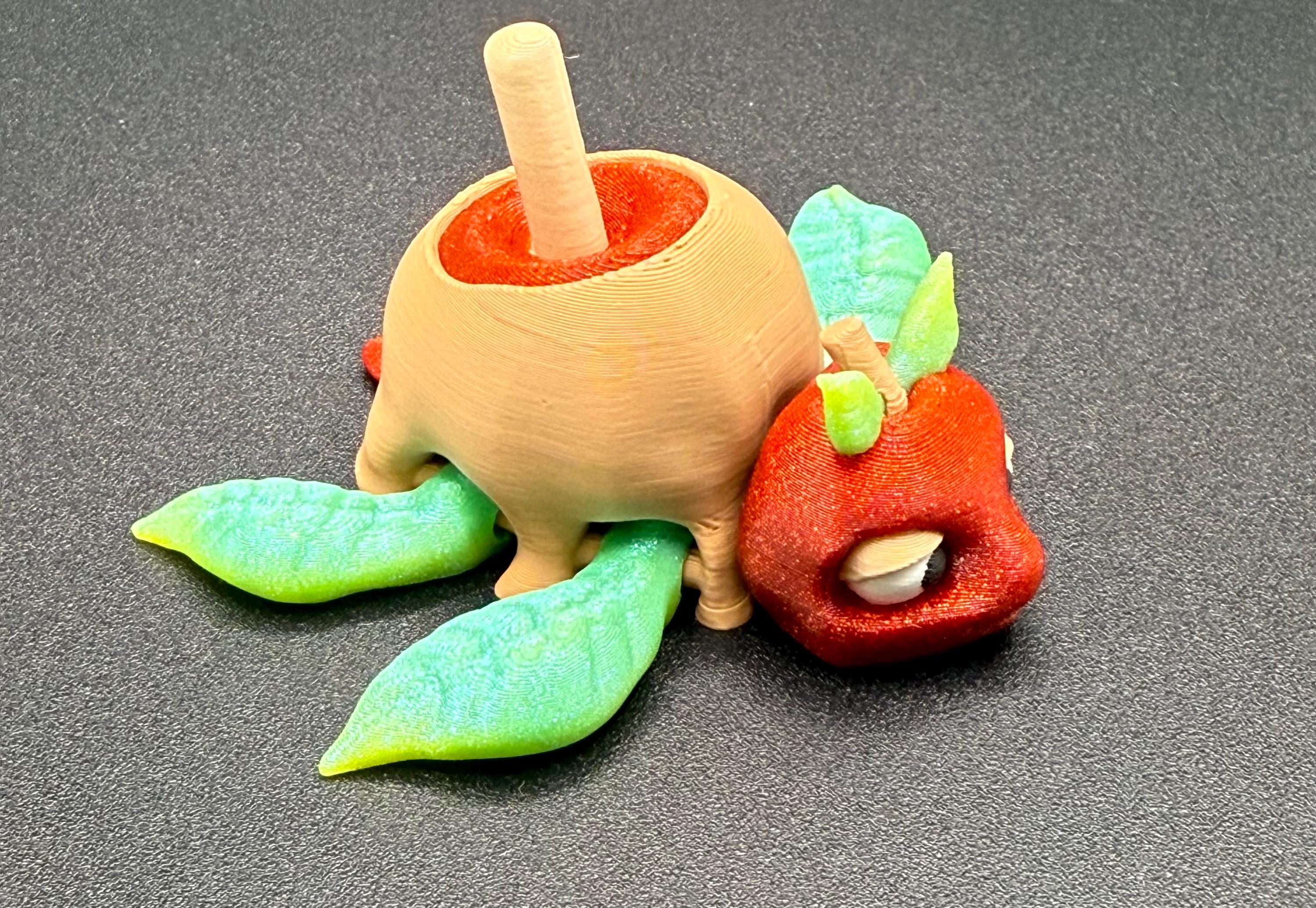 Fall Harvest Sea Turtle – 3D Printed Articulated Pumpkin or Caramel ...