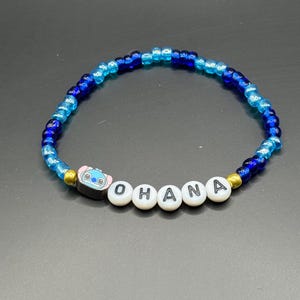 Personalized Stitch Bracelet | Stitch Movie | Lilo Bracelet | Ohana Bracelet | Stitch Bracelet | Party Favor | Lilo & Stitch