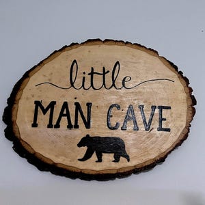 Kleiner Mann Höhle Zeichen | Kinderzimmer Schild | Jungen Raum Dekor | Spielzimmer-Wand-Dekor | Kinderzimmer Wanddeko