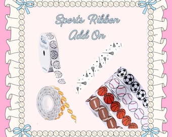 Sports Ribbon Add-On (Must place with bunny order!)
