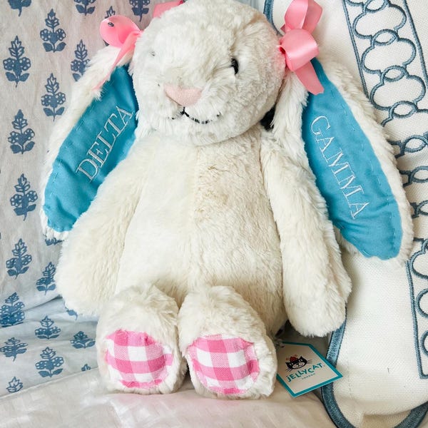 Custom Sorority Jelly Cat Bunny!