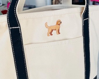 Lands End Custom Dog Tote Bag