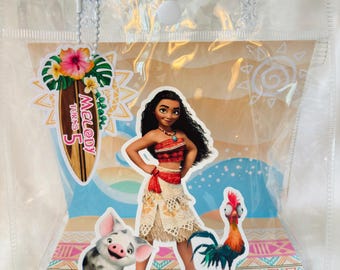 Moana Party Bag Personalized | Custom Birthday Favor Bag