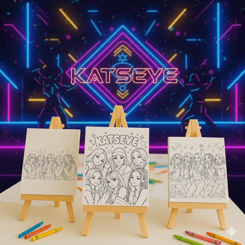 Katseye Birthday Decorations - Etsy