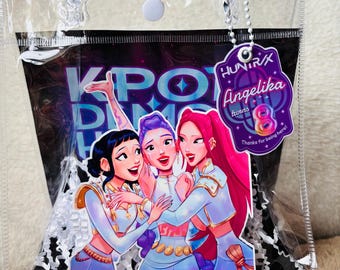 Huntrix K-pop Party Favor Bags | Personalized Treat Bags for Kids