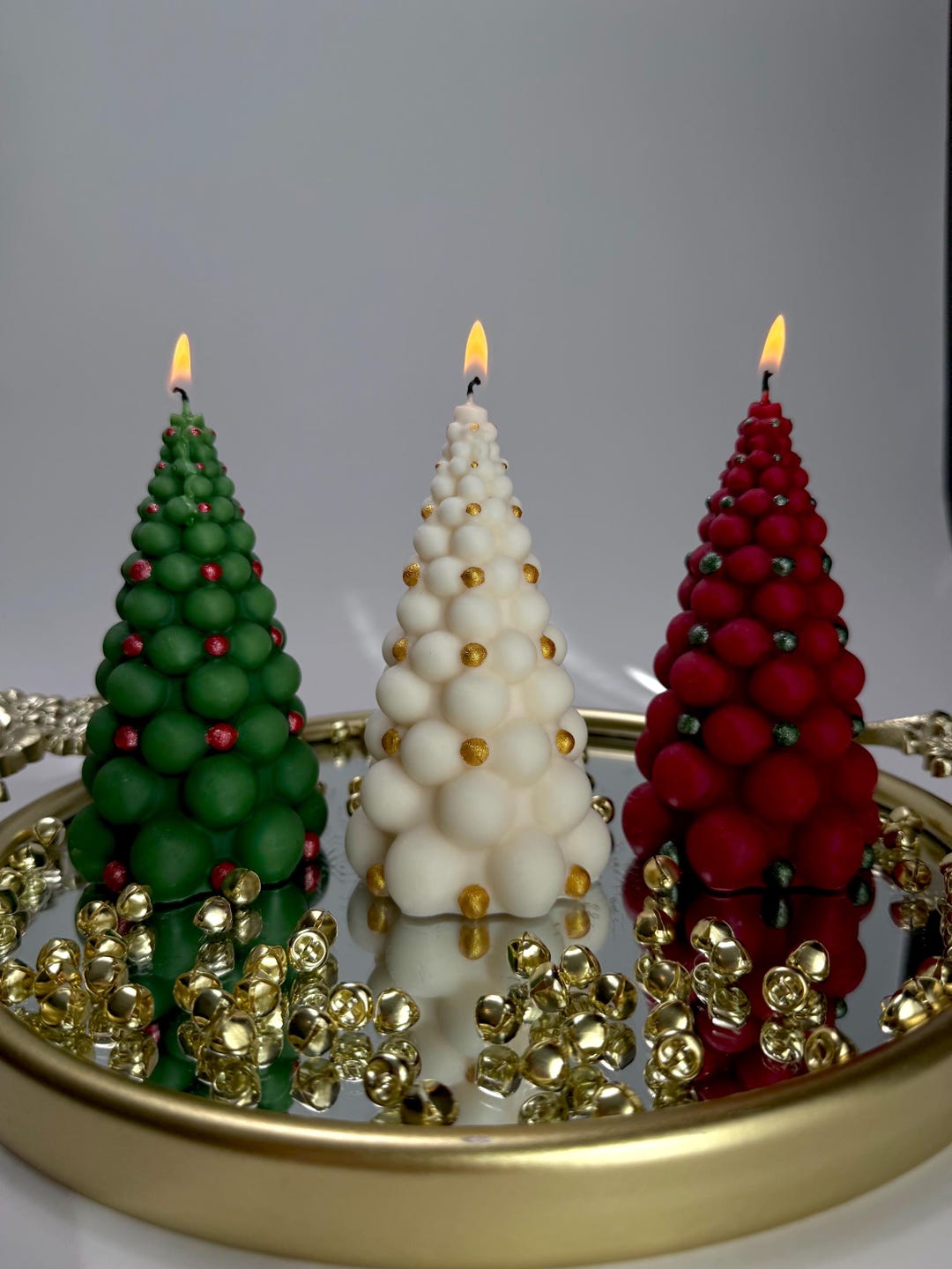 Handmade Christmas Tree Candle: Holiday Home Decor - Etsy