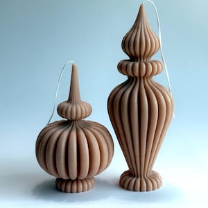 Luxury Irregular Pillar Soy Candle: Modern Home Decor