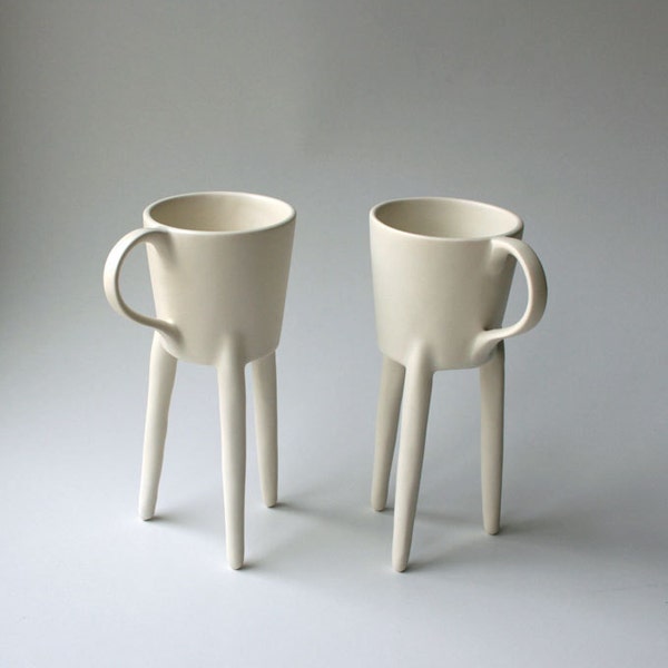 Giraffe Cups (2x) Ceramic Design