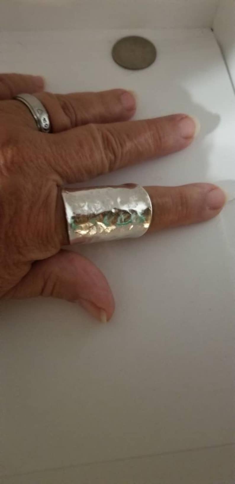 finger rings Shield ring statement ring Mothers day gift upcycle vintage spoon silver ring forefinger ring spoon ring