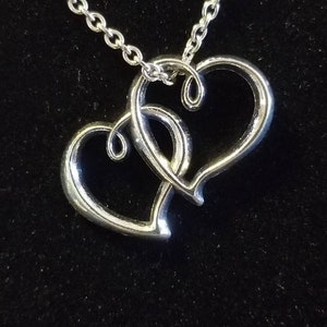 EG_Mädchen Proper doppelt Liebe Herz Strass Choker Halskette Schmuck Geschenk EG_Mädchen Proper doppelt Liebe Herz Strass Choker Halskette Schmuck Geschenk