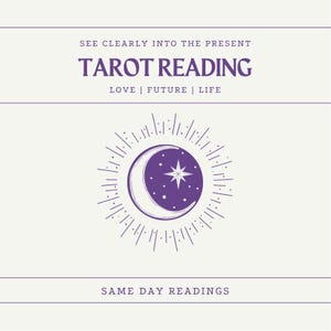 Leitura intuitiva de tarô de uma carta