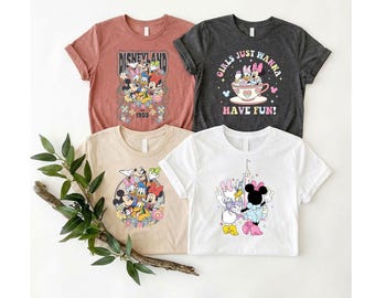 Disneyland Shirt, Mickey and Friends T-Shirt, Vintage Disney Tee, Disneyland 1955 Shirt, Disney Trip Outfit, Unisex Disney Graphic Tee