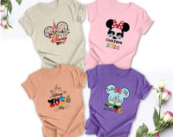 Disneyland Shirt, Disney World Trip Tee, Magic Kingdom Shirt, Disney Vacation Tee, Custom Disney Shirt, Disney Matching Tees