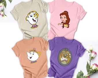 Beauty and the Beast Shirt, Disney Princess T-shirt, The Beast Tee, Disney Mrs. Potts Shirt, Disney Beast Tee, Custom Beauty and Beast Tee