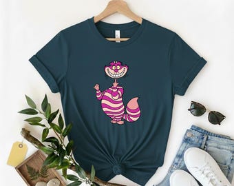 Alice in Wonderland Shirt, Disney Alice Tee, Cheshire Cat T-Shirt. White rabbit Tee, Disney Princess Shirt, Wonderland T-shirt, Disney Tee