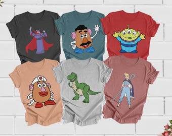 Camiseta Toy Story, Camiseta Combinando para a Família Disney, Camiseta Buzz Lightyear, Camiseta Xerife Woody, Camisetas de Personagens Toy Story, Camiseta para Festa Toy Story