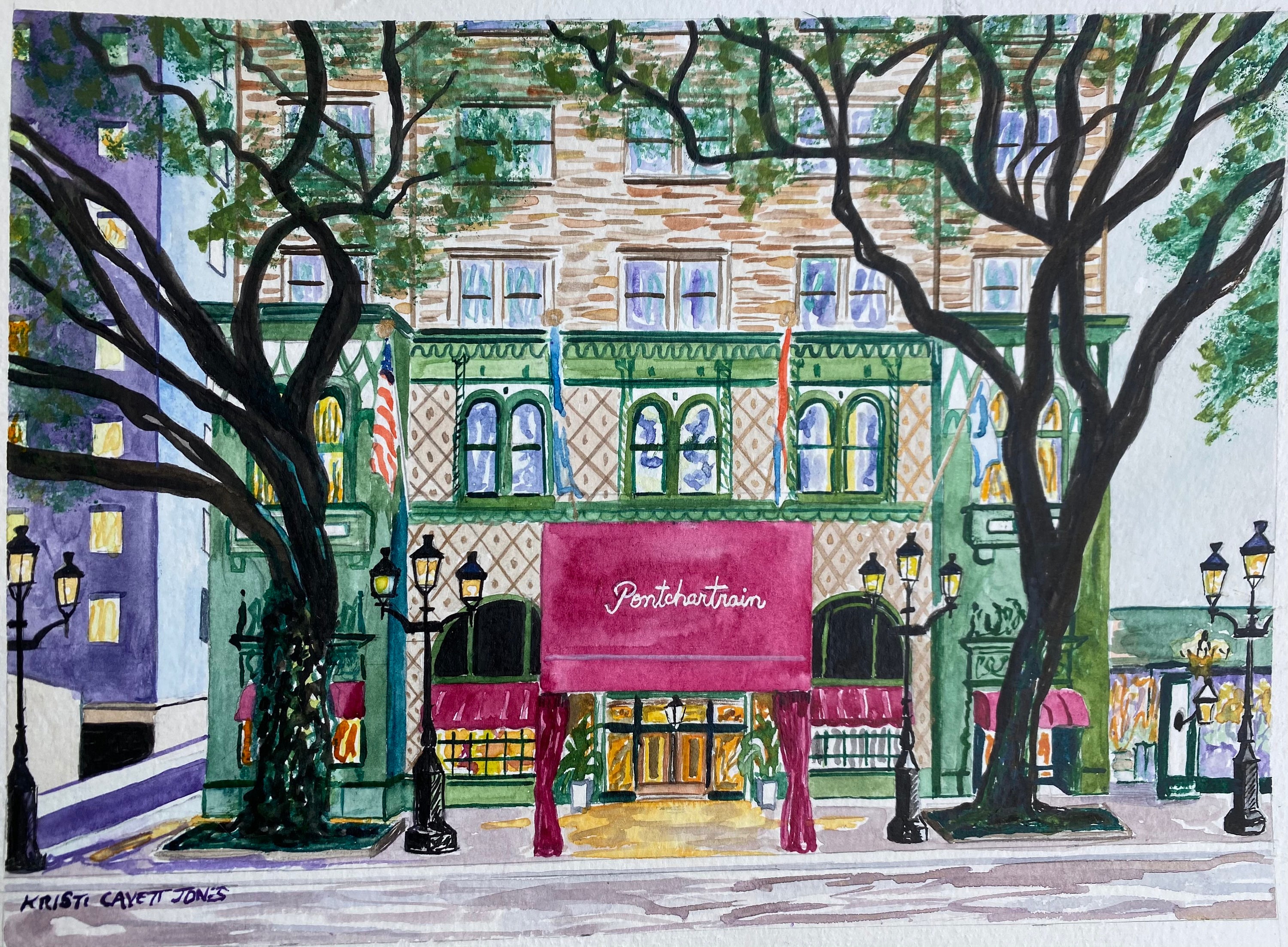 Pontchartrain Hotel New Orleans | 2 Sizes Available Print of