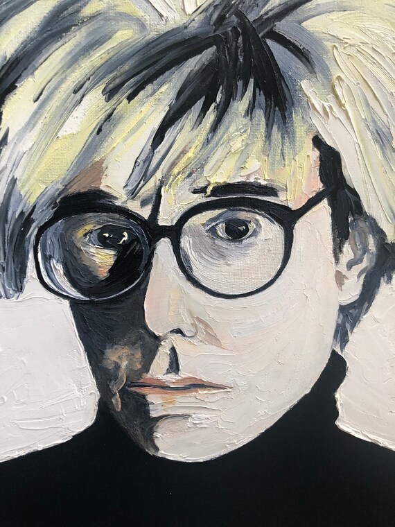 ポップアート油絵 | アンディ・ウォーホルの肖像画 | 「アンディ