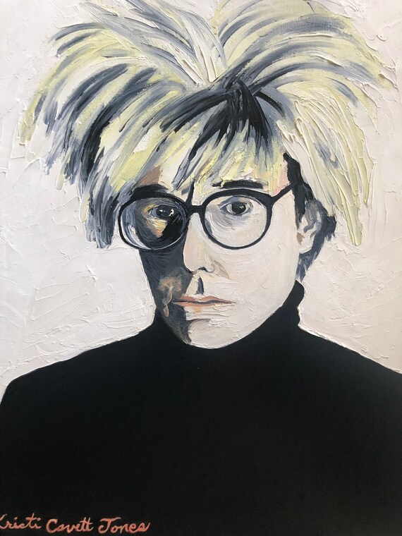 ポップアート油絵 | アンディ・ウォーホルの肖像画 | 「アンディ