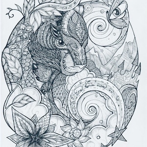 Creation Calls Whimsical Zentangle Printable Wall Art for Teens and Adults (Digital Download)