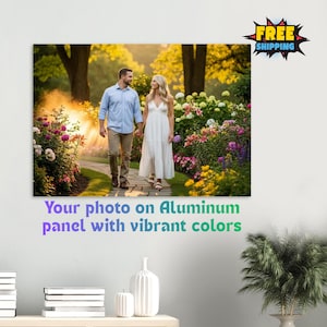 Custom Photo Aluminum Print: Your Photo on Metal Panel