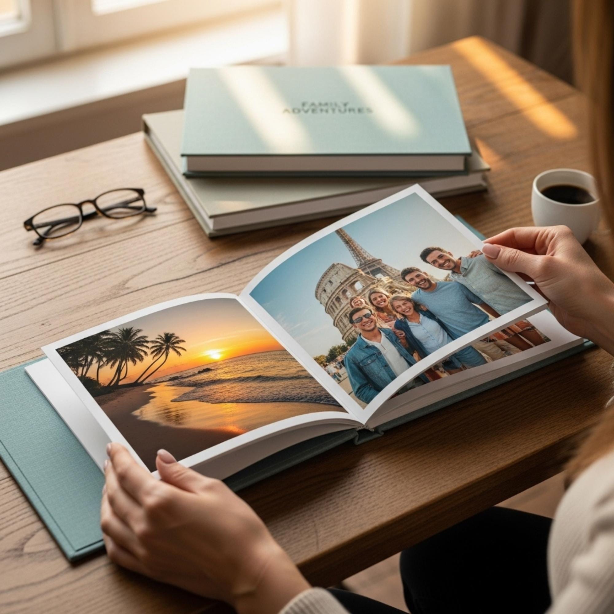 Custom Photo Book Print Personalized Memory Book Wedding Family 