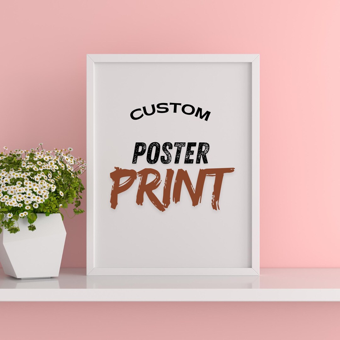 Custom Poster Print From Your Photos: Personalized Wall Art, Family ...