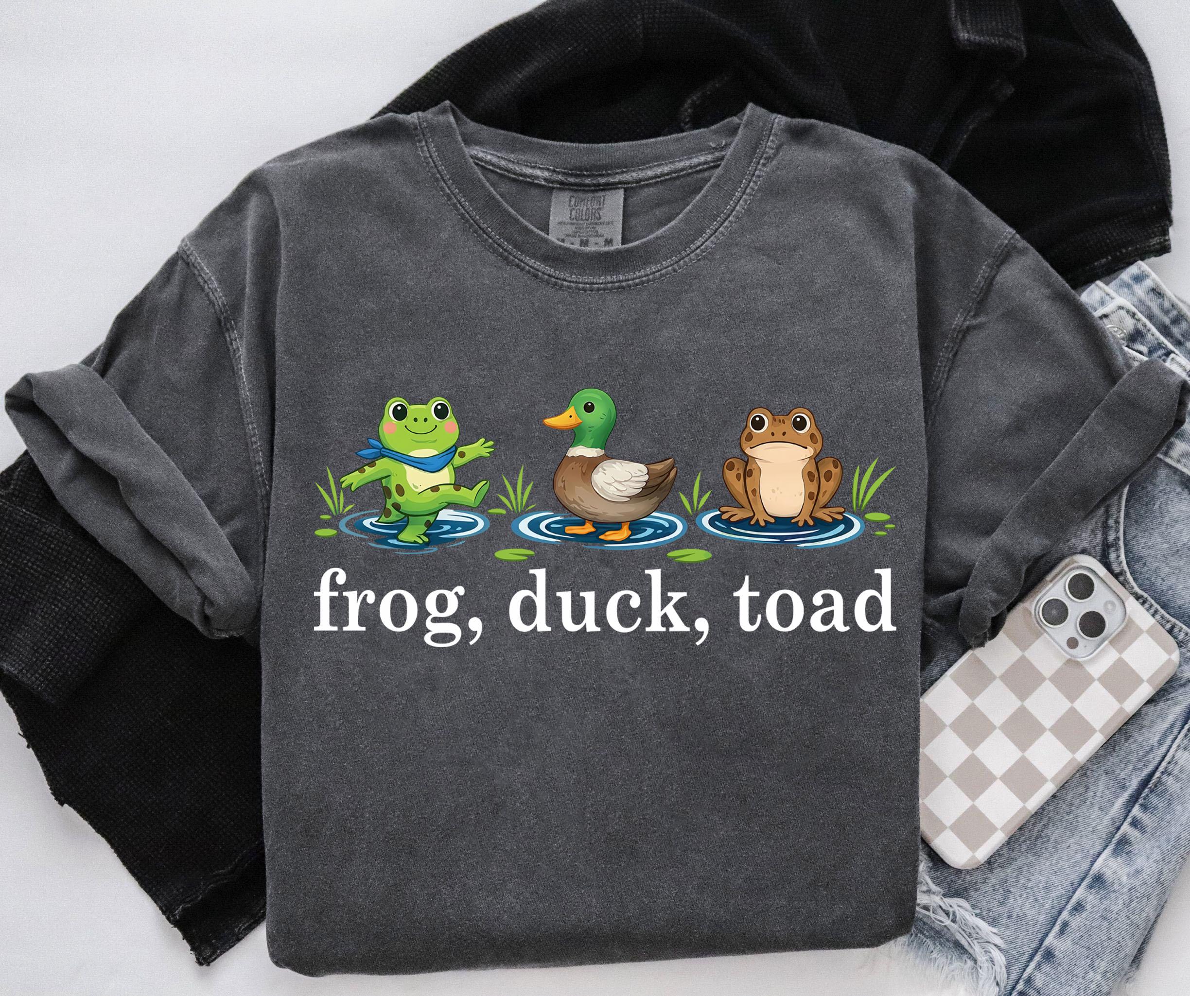 Comfort Colors® FDT Frog Duck Toad Shirt, FDT Shirt, Subtle Anti