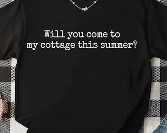Will You Come To My Cottage This Summer Shirt, Romance Hockey Shirt, Gift For Movie Lover, Hockey Tee, LGBTQ Shirt, ICTTC Shirt, Movie Shirt