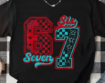 Six Seven Sweatshirt, 6-7 Sweater, Kids 67 Meme Sweatshirt, Birthday Children Gift, 67 Movie Shirt