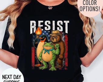 Portland Frog Protest Shirt, Anti Fascism Shirt, Anti ICE Shirt, Activist Shirt, Resistance Shirt