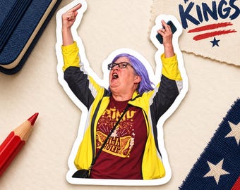 Die-Cut Stickers - Aunt Sue Middle Finger Shirt, Trump Rally Stickers, Aunt Sue Hero Stickers, US Hero Stickers