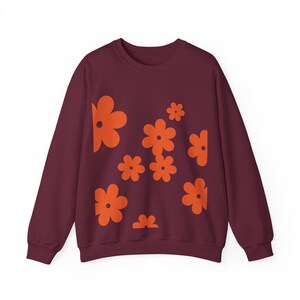 Floral Crewneck Sweatshirt