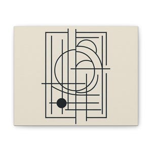 Moderne abstracte canvaskunst