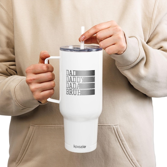 Dad Daddy Dada Bruh Insulated Tumbler with Lid, 40oz (Engraving)