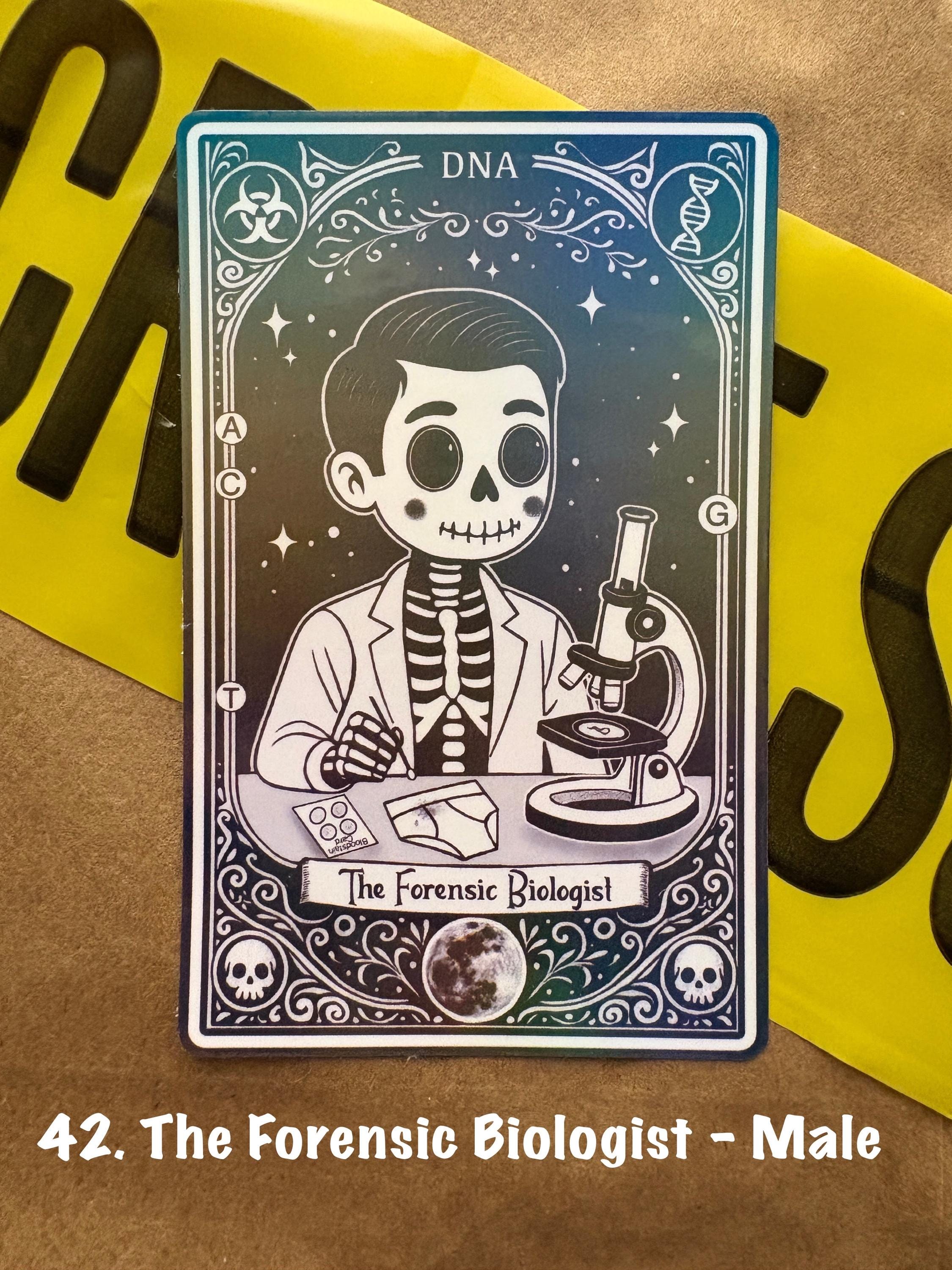 Holographic Forensic Science Tarot Card Magnets: the Male Forensic ...