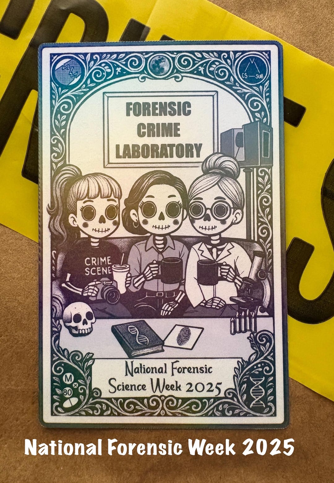 Holographic Forensic Science Tarot Card Magnets: National Forensic ...
