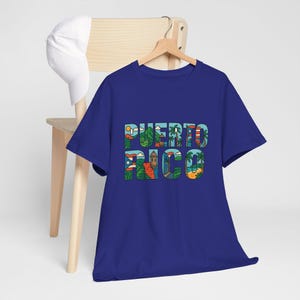 Puerto Rico Themed T-Shirt, Vacation Souvenir Tee, Travel Graphic Shirt, Caribbean Island Fashion Top, Unisex Cotton Apparel