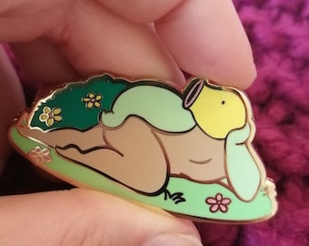 Buff Bellsprout Hard Enamel Pin