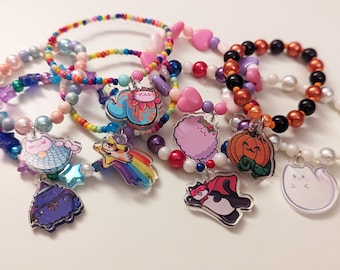 Cute Cat Bead Bracelet